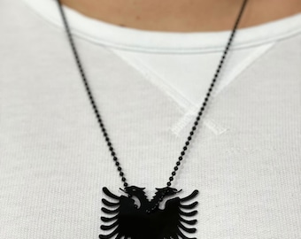 Albanian eagle chain Stainless Steel