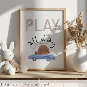 Play Wall Letters | Playroom Quote | Play room Decor | Play room Wall Art