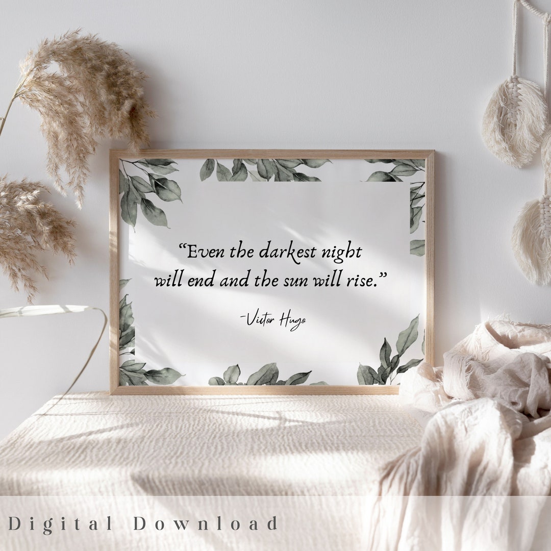 Custom Text Print - Horizontal Quote - Etsy