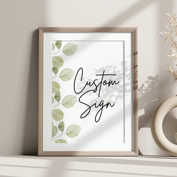 Custom Quote Art | Text Printable Art | Custom Quote Print | Custom Quote Sign