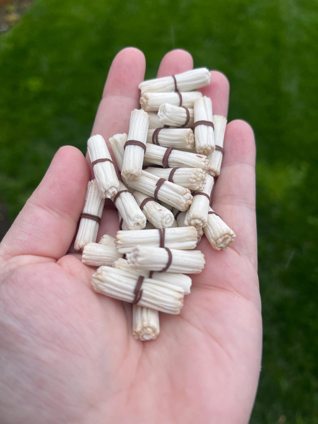Ronke Rice Farmer Rice Token Handmade Reed/rice Tokens, Compatible With Agricola and Other Board ...