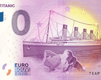 Banconota da 0 euro RMS Titanic