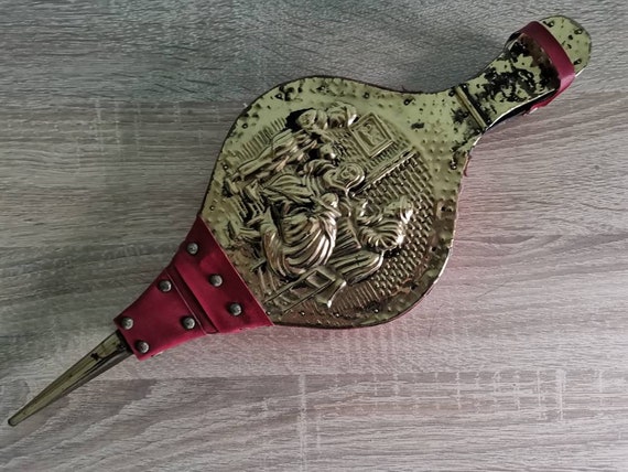 Buy French Fireplace Bellows Wooden and Brass Fireplace Bellows Online in  India - Etsy