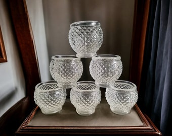 Vintage Set of 6 small bud Shot Glasses, tequila shooter, cool Shot Glasses, cute Shot Glasses, Shot Glasses set, Unique Shot Glasses