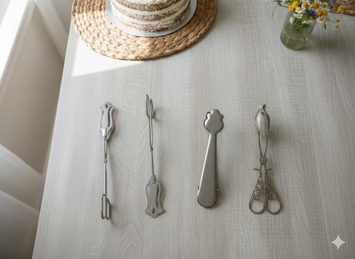 Vintage silver asparagus tongs - Etsy 日本