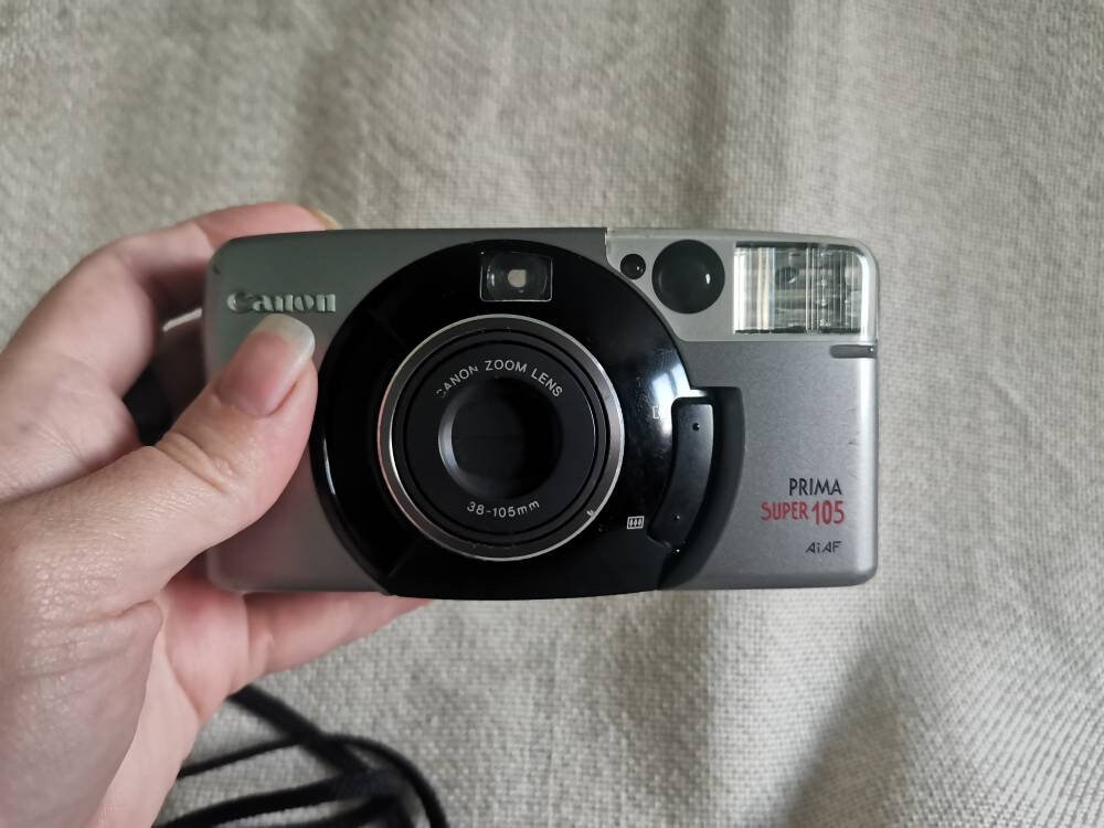 Caméra Viseur Canon Prima Zoom 105 - Pour Pièces Détachées / Réparation