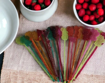 Vintage set of 25 tall cocktail stirrers, cocktail shakers, cocktail stir sticks, cocktail mixers, cocktail stir, mixology, barcart, stirrer