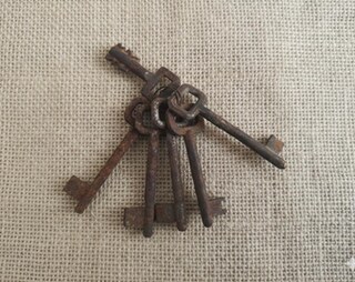 Set Di 40 Chiavi In Bronzo Antico – Ciondoli Vintage Misti 10-55 Mm Per Gioielli Fai Da Te, Collane E Braccialetti