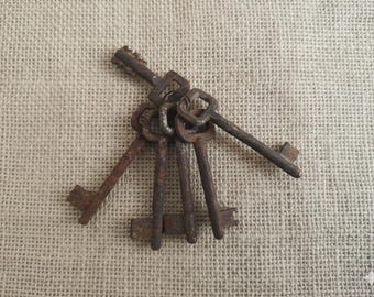 Set Di 40 Chiavi In Bronzo Antico – Ciondoli Vintage Misti 10-55 Mm Per Gioielli Fai Da Te, Collane E Braccialetti