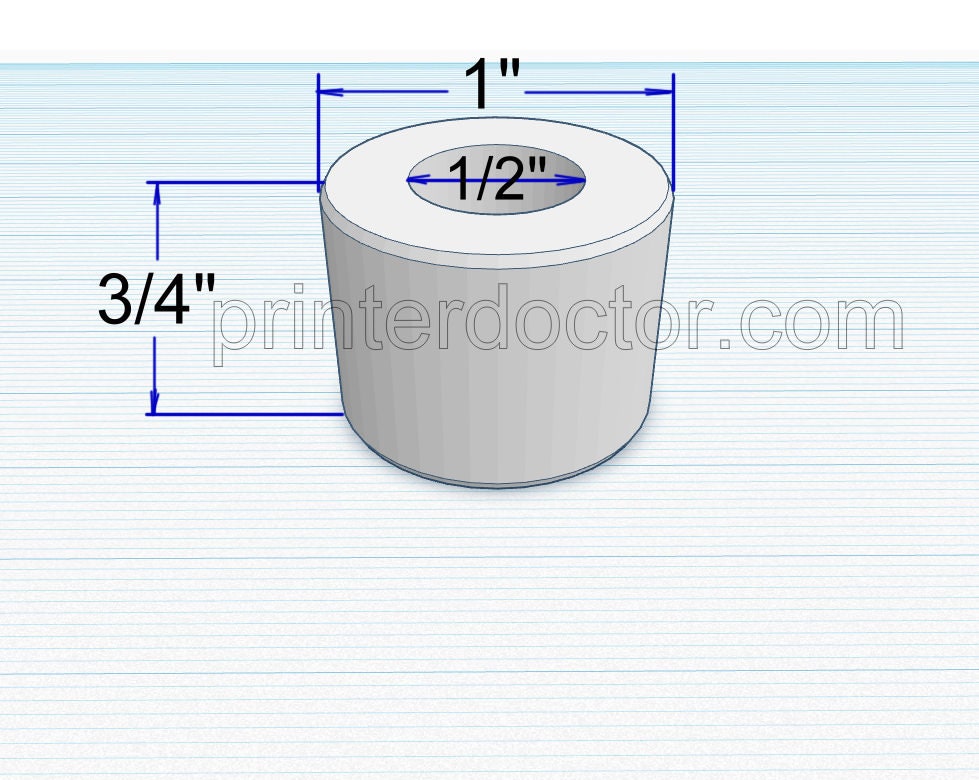 Reducing Nylon Bushing Adapter 1 to 1/2 0.5 for 3/4 thick Bench Grinder