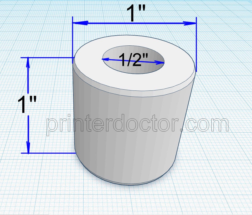 Reducing Nylon Bushing Adapter 1 to 1/2 0.5 for 1 thick Bench Grinder