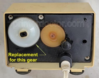 Improved Nylon gear replacement for Panasonic model KP-110 electric pencil sharpener new