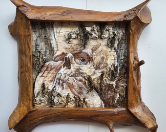 Human skull, Dead Art, Return of The Living Dead, original artwork.