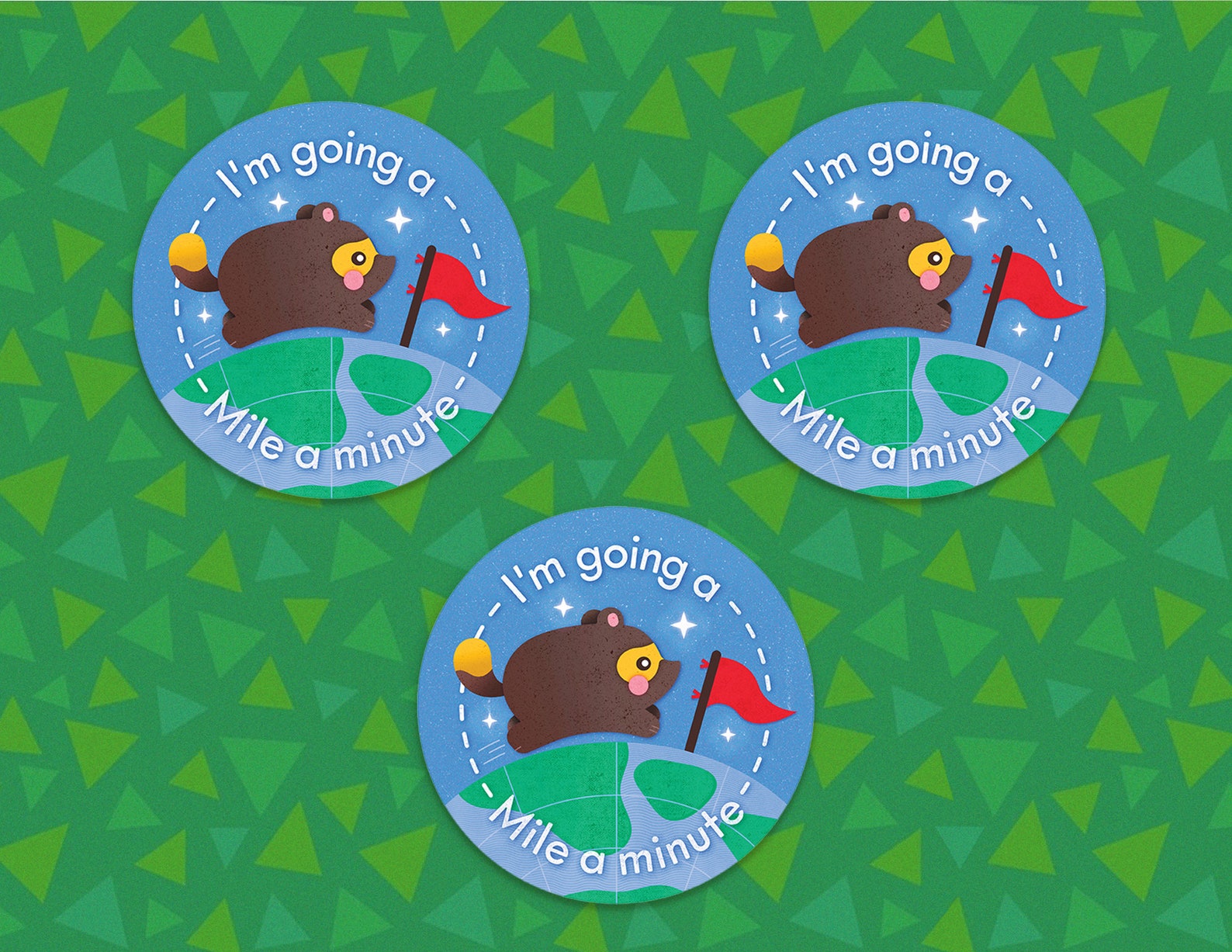 Animal Crossing Nook Miles sticker. Nook miles achievement Etsy