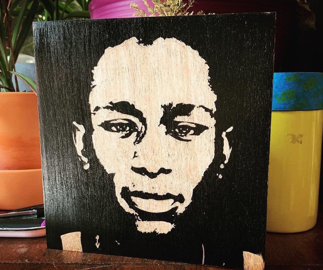 Mos Def Original Handmade Wood Etching / Wood Engraving / Etsy