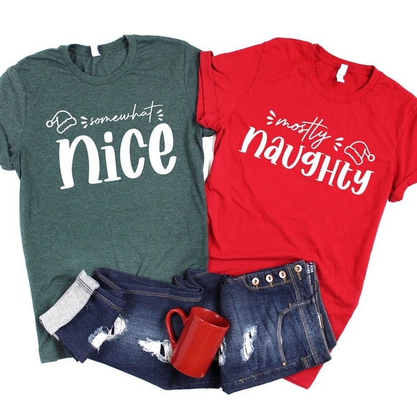 Matching Naughty and Naughty Best Friend Shirts Etsy