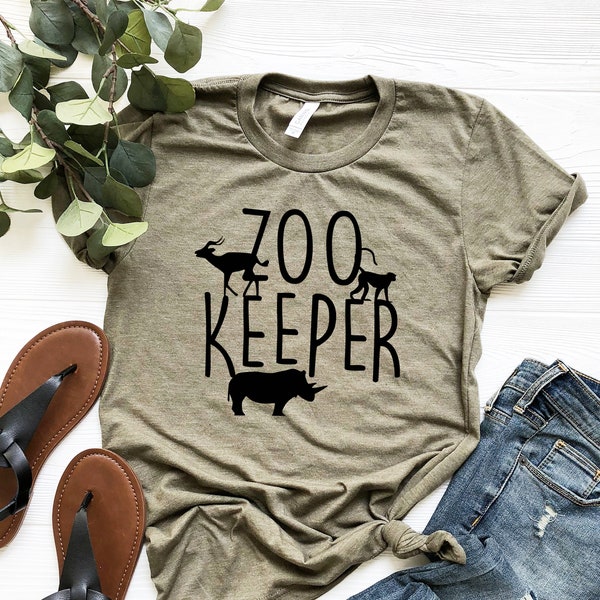 Zoo Keeper - Shirt - Tank Top - Hoodie - Zoo Keeper Shirt - Zoo Keeper Gift - Zoo Shirt - Safari - Zoologist - Zoo Keepers Gift