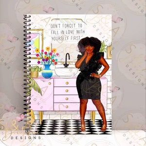 Self Love|African American Women|Remembered Who She Was| Notebook/Journal| Notebook for Notes | Writing Journal |School Notebook|