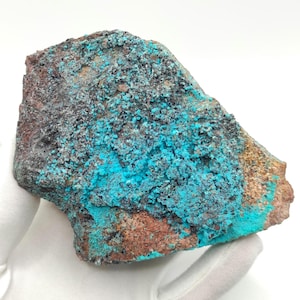 517g Chrysocolla on Matrix - Tyrone, New Mexico - Rough Chrysocolla from United States - Natural Chrysocolla Mineral Specimen - Raw Crystals