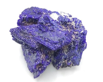 7.76g 結晶化アズライト - ケルーシェン、モロッコ - ブルーアズライト