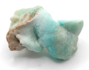 Muestra de mineral de aragonito azul de 40 g - Cristal de aragonito azul - Muestras de cristal naturales - Cristal de aragonito en bruto de Afganistán