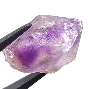 Mini Natürlicher Super Seven Amethyst Kristall - Seltener Melodys Stein - Amethyst, Cacoxenit, Goethit, Lepidocrocit, Rutil, Rauchquarz