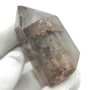 103g Lithium Quartz Point - Polished Lithium Quartz Tower - Small Lithium Quartz Crystal - Piatã, Bahia, Brazil - Natural Included Quartz