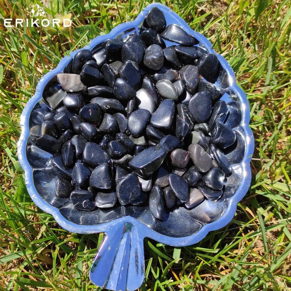 50/100/200g Black Obsidian Gravel 8 