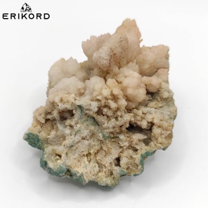 60g Calcite Crystal Cluster Morocco White Calcite Yellow Calcite Crystal Mineral Specimen Raw Calcite Rough Calcite Crystals Natural Stone