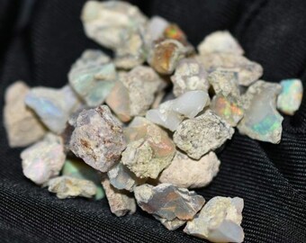 63.90ct Rough Opal Lot - Ethiopian Opals - Raw Uncut Opals - Natural Opal Gemstone Lot - Loose Gems - Rough Gemstones - Flashy Opal Lot