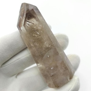 68g Lithium Quartz Point - Polished Lithium Quartz Tower - Small Lithium Quartz Crystal - Piatã, Bahia, Brazil - Natural Included Quartz