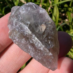 18 g echte auraliet 23 met natuurlijke groene amethist - zeldzame onverwarmde groene amethist - Thunder Bay-amethist - ethische kristallen uit Canada
