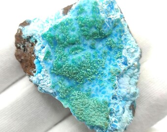 コンゴ共和国産ブルーヘミモルファイト天然鉱物標本 ストーンホーム