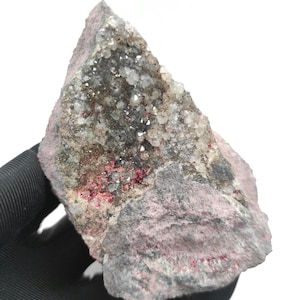 299g Roselite in Matrix from Bou Azzer, Morocco - Rare Pink Roselite Mineral - Rare Mineral Specimen - Natural Crystals - Rough Gemstones