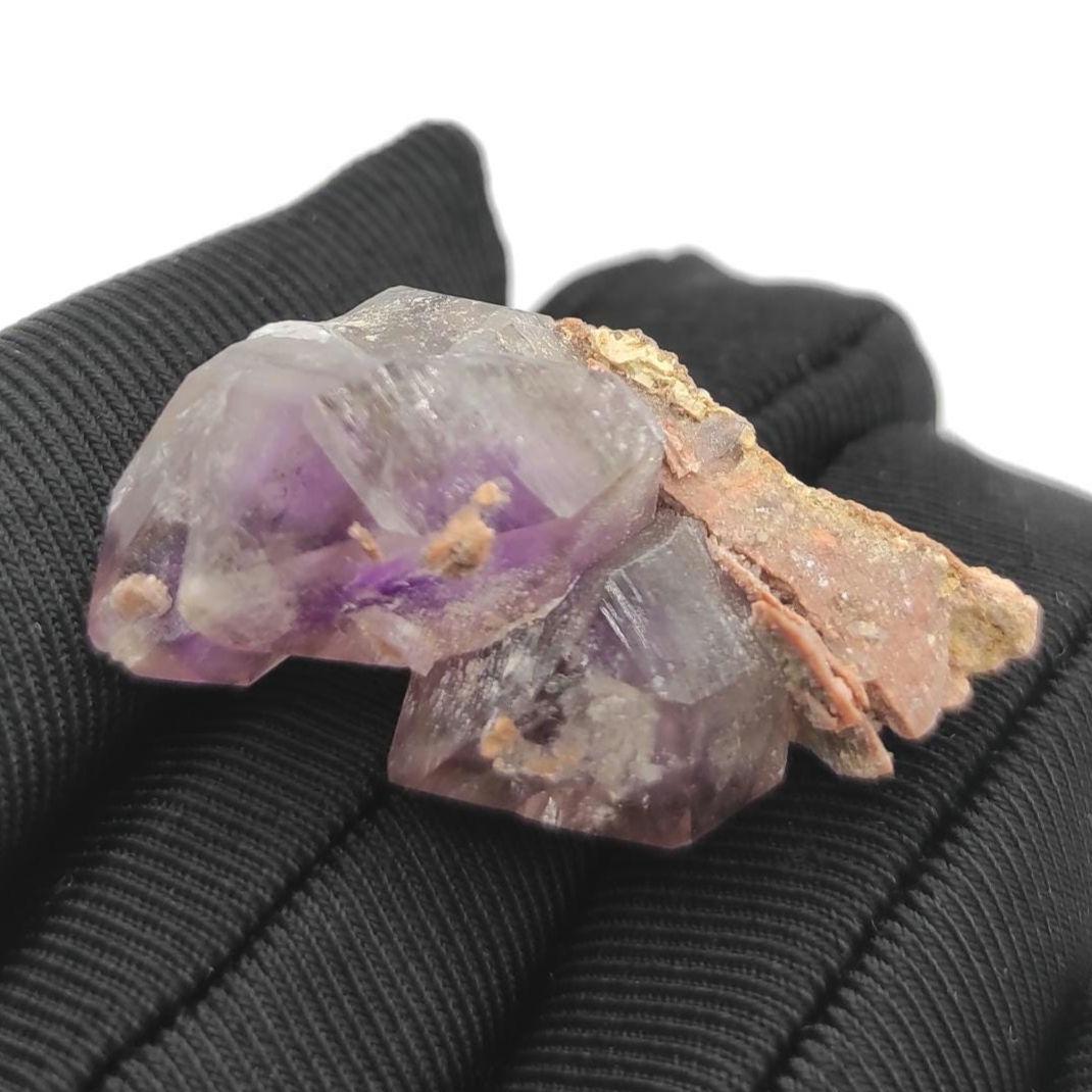カザフスタン産アメジスト7g - 紫アメジストクリスタル - バルハシ湖