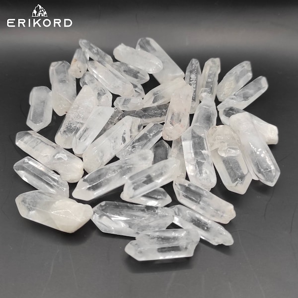 50/100/200g Small Clear Quartz Points Polished Clear Quartz Points Tumbled Clear Quartz Natural Quartz Loose Gemstones Quartz Points Bulk