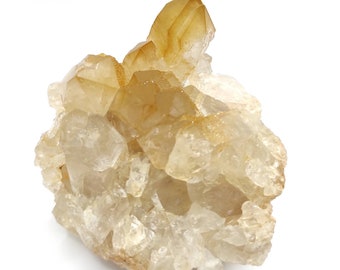 216g Limonite Quartz Crystal Cluster Natural Yellow Limonite Etsy