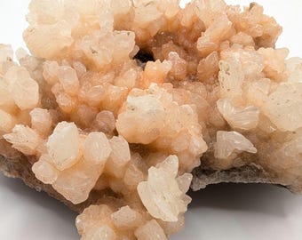 558g Aragonite Crystal Specimen - Natural Aragonite - Midelt, Morocco - Raw Aragonite Crystal Cluster