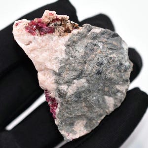 79g Roselite in Matrix from Bou Azzer, Morocco - Rare Pink Roselite Mineral - Rare Mineral Specimen - Natural Crystals - Rough Gemstones