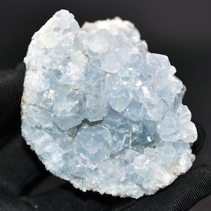 214g Blue Celestite Crystal - Mahajanga, Madagascar - Natural Blue Celestite - Mineral Specimen - Crystal Cluster - Rough Blue Crystal
