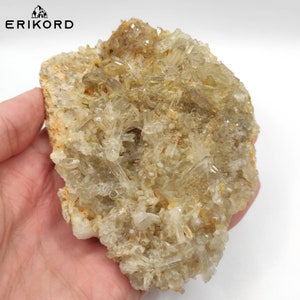 251g Natural & Unheated Smoky Quartz Crystal Cluster Raw Smoky Quartz Point Cluster Rough Quartz Crystals Thin Points Quartz from Pakistan