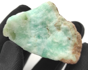 Ejemplar de aragonito azul (59 g) - Cristal de aragonito azul - Ejemplares de cristal natural - Cristal de aragonito en bruto de Afganistán
