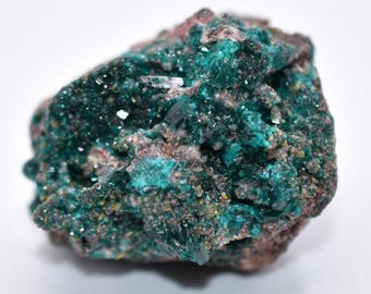 47g Dioptase Crystal Specimen - Dioptase from Sanda, Mindouli, Republic of Congo - Green Dioptase Crystal - Raw Dioptase Mineral Specimen