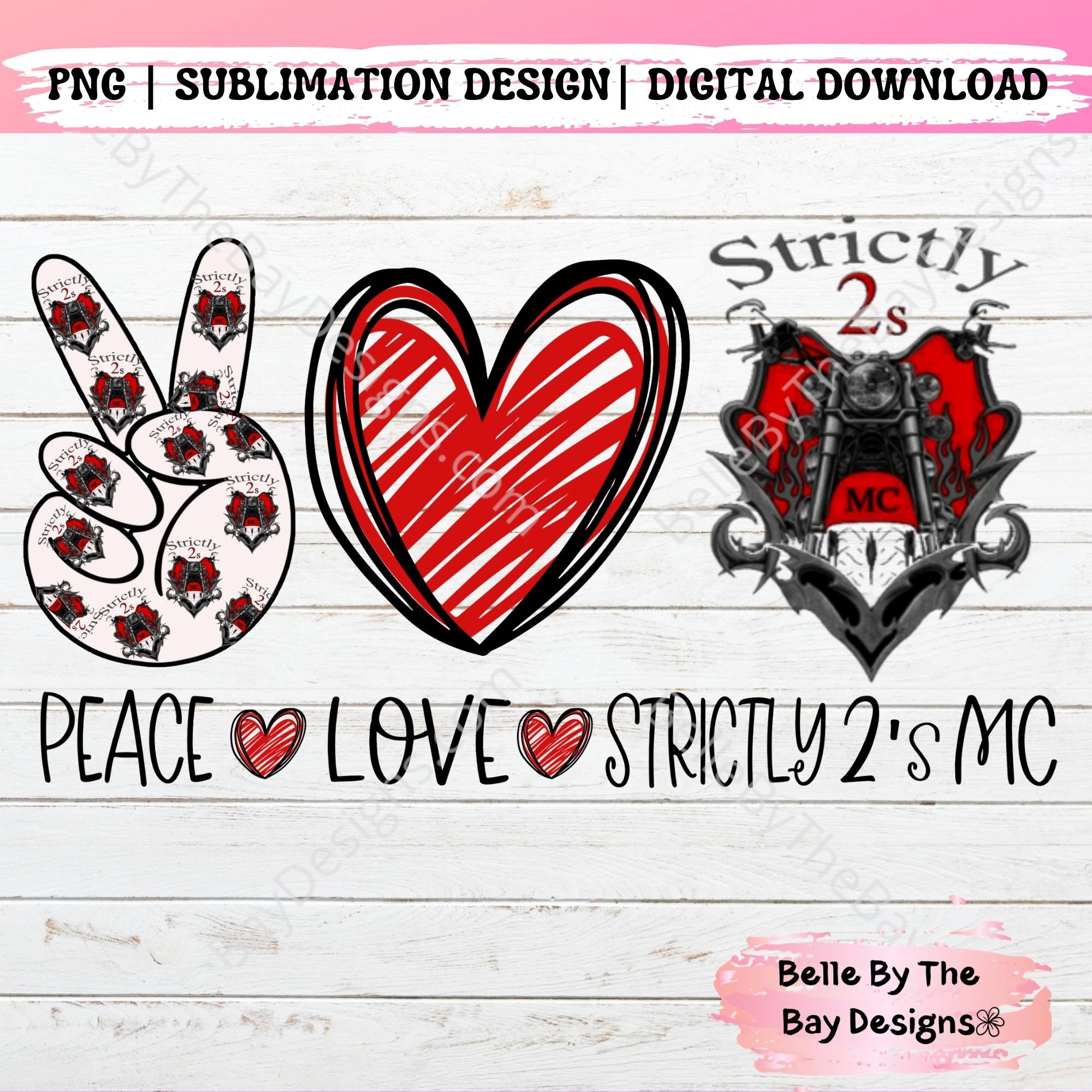 peace sign motorcycle riders