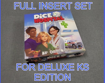 Dice Hospital 3D printed Insert Set - Made for Deluxe KS edition