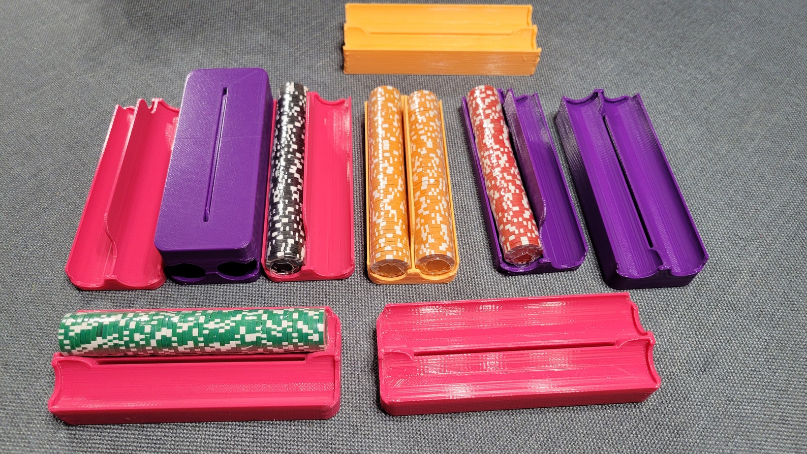 Mini Poker Chip Holders 10 Individual Holders for Storage of Etsy