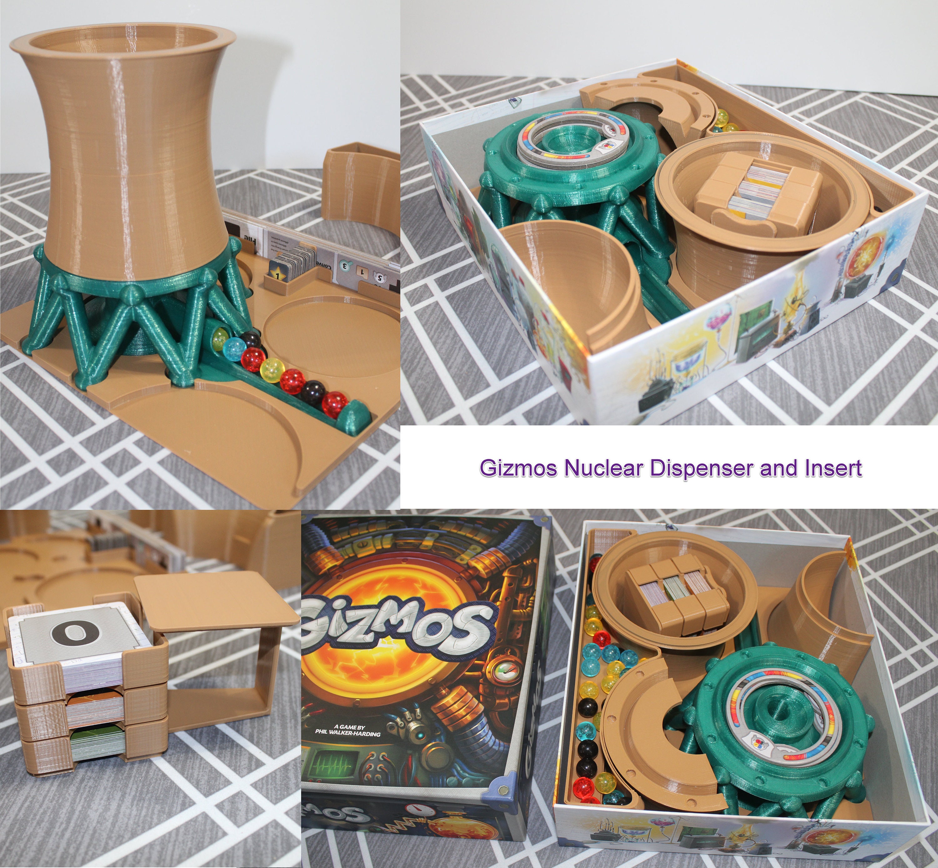 コナミ　グランドクロス　ドリームスフィア　USBキット Gizmos Nuclear Marble Dispenser and Box Insert - Etsy