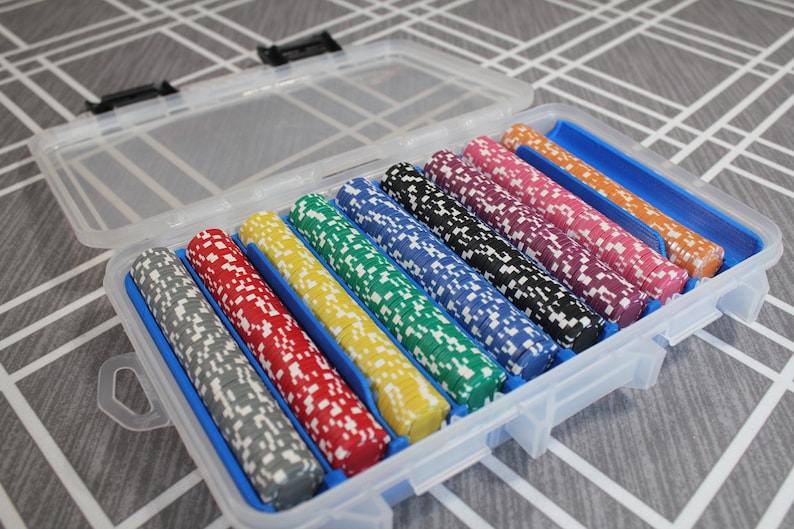 Mini Poker Chip insert holds 500 chips Etsy