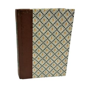 Vintage Reader&#39;s Digest Condensed 1979 Volume 2 Book Hardcover Brown Floral Retro Home Décor
