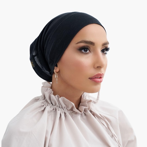 Lyocell Underscarf, Soft Breathable Hijab Cap, Anti-slip Stretch